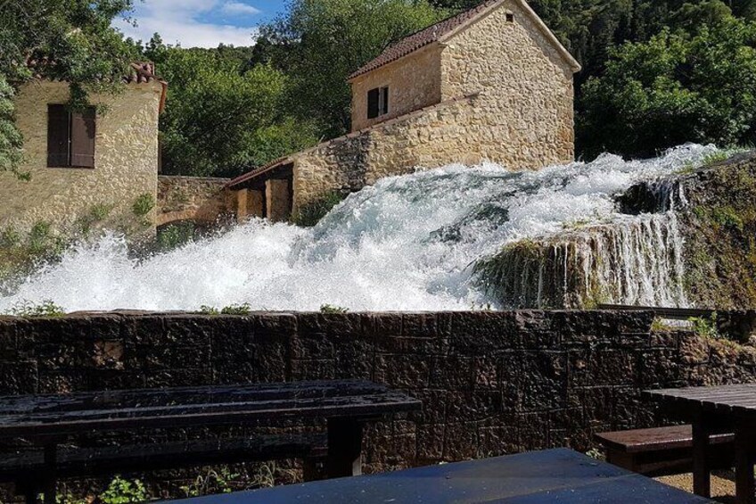 Sibenik and Krka waterfalls private tour