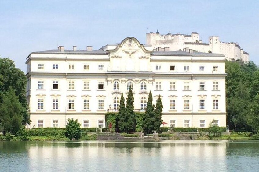 The Leopoldskron palace - the back of the von Trapp's home in the movie