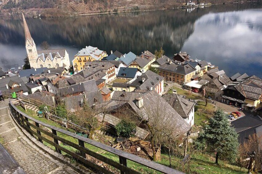 the village from above