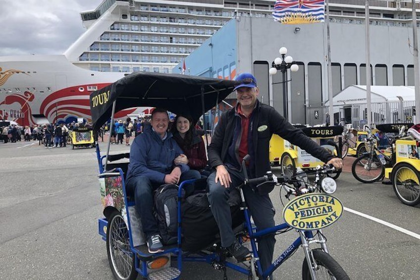 Pedicab Tour of Victoria from Cruise Ship Terminal