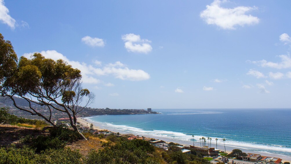 Coast line in the San Diego City sightseeing tour in California