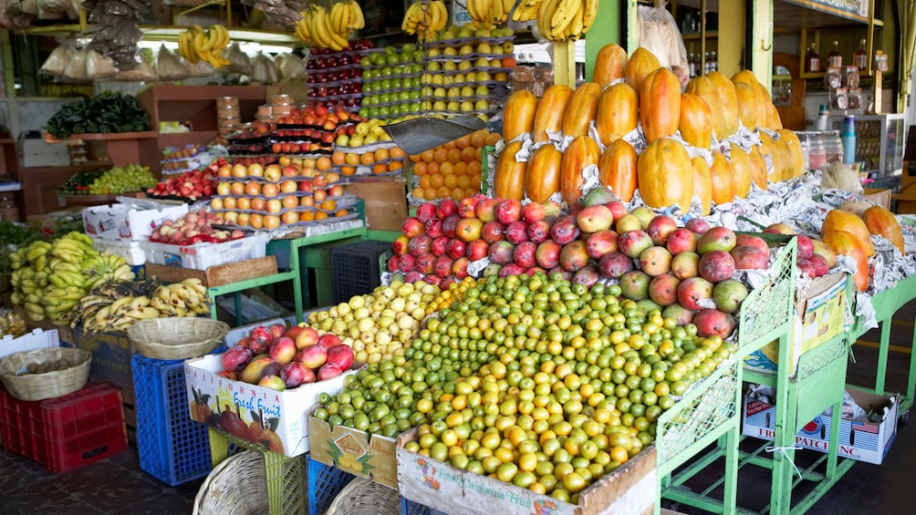 Fruit for sale in the Tijuana up and down city tour in San Diego 