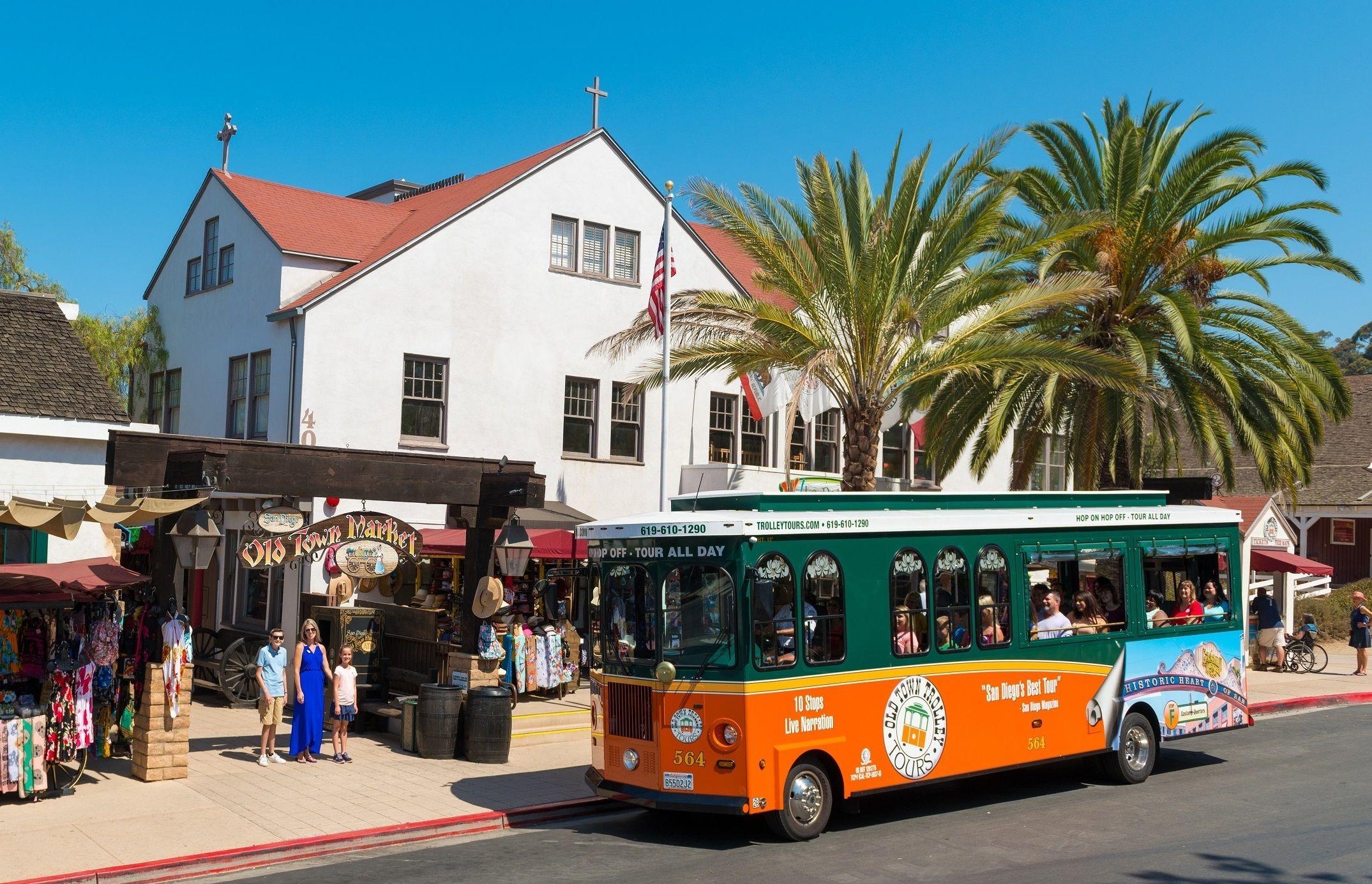 Tour guidato in autobus hop-on hop-off del centro storico di San Diego