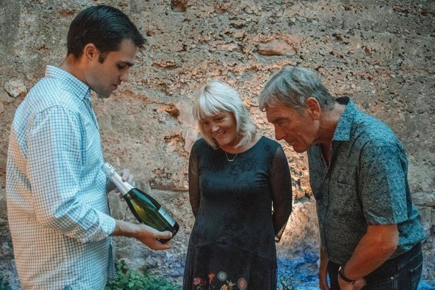 Wine-Tasting at the 11th Century Wall