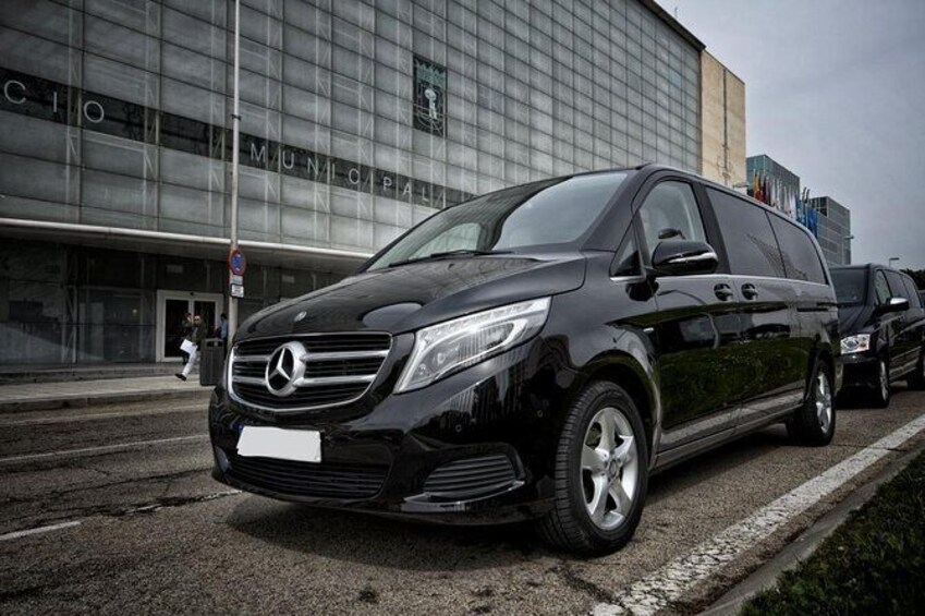 Show item 1 of 6. Milan Malpensa Airport MXP Arrival Private Transfer to Milano City in Luxury Van