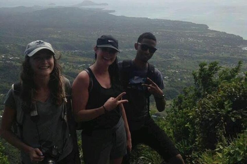 360 view from the top of the pitons