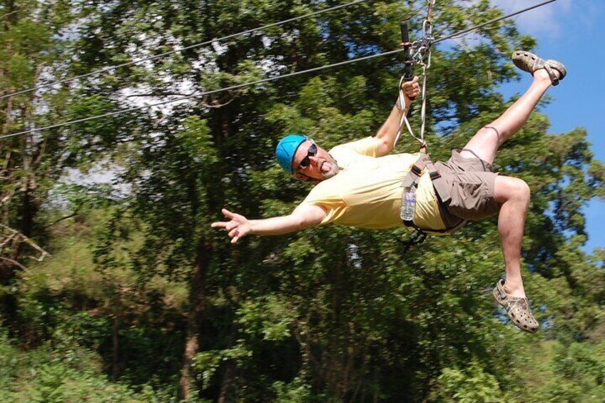 Shore Excursion: Zip N' Splash - Damajagua Waterfalls & Zip Lines