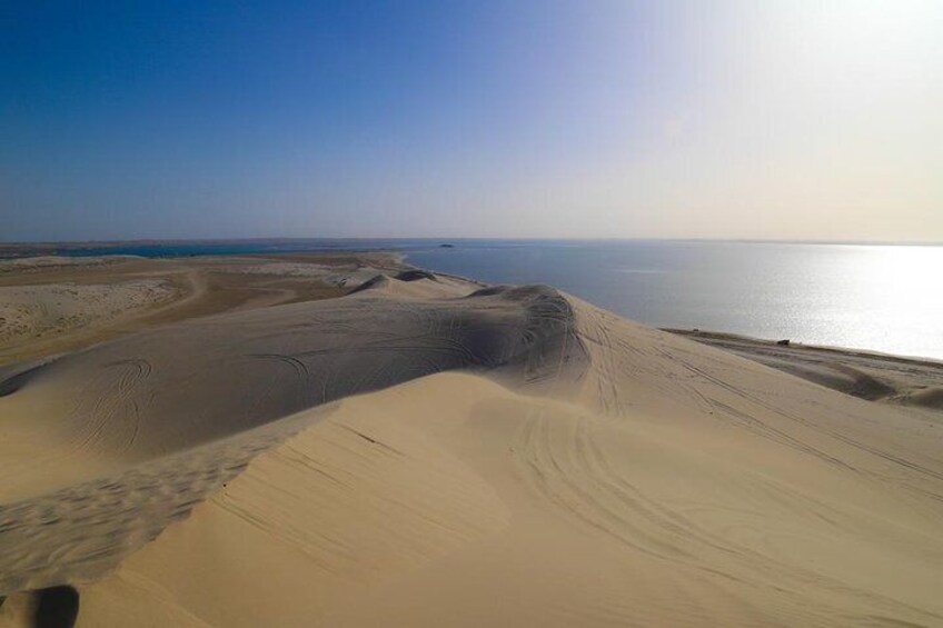 (Private)Desert Safari Dune Bashing, Camel Ride, Sand Boarding, Inland Sea Visit