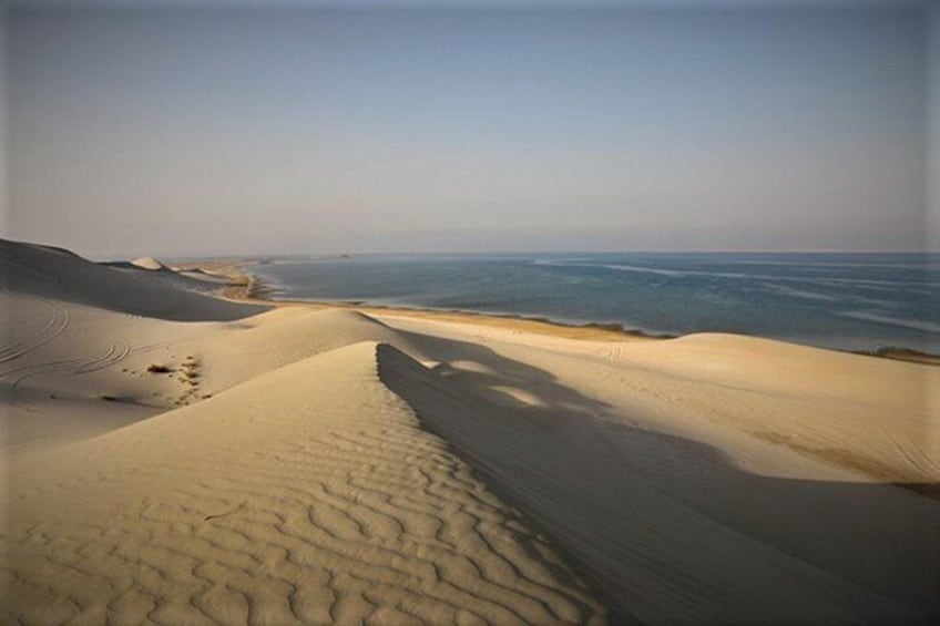 (Private)Desert Safari Dune Bashing, Camel Ride, Sand Boarding, Inland Sea Visit