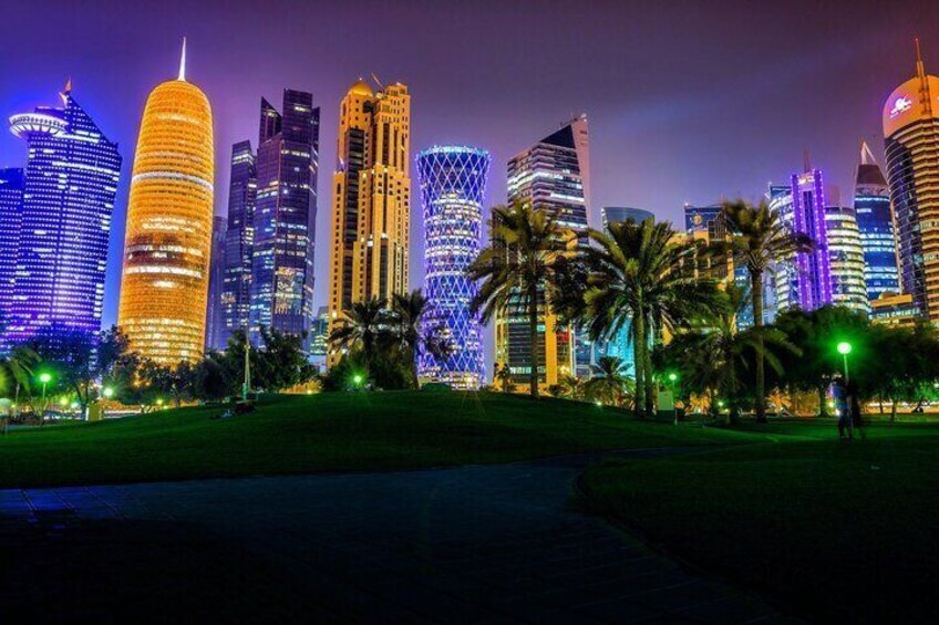 Doha Private Night City Tours With or Without Local Meal Options 