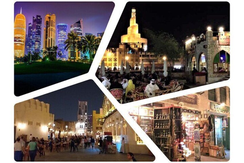 Doha Night City Tour with Optional Meal
Doha Qatar Doha City Tour from the airport or hotel 
By Falcon Tours Qatar