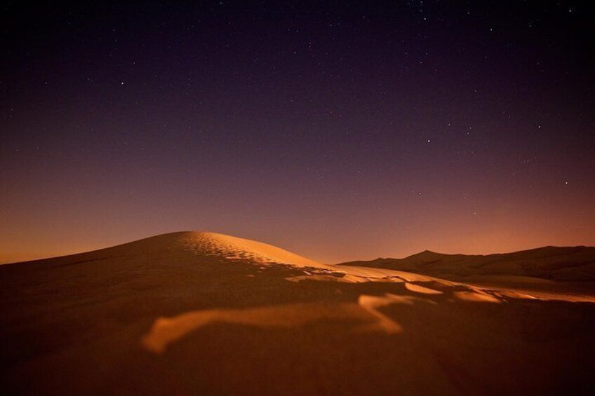 (Private Tour) Night Desert Safari, Camel Ride, Dune Bashing.