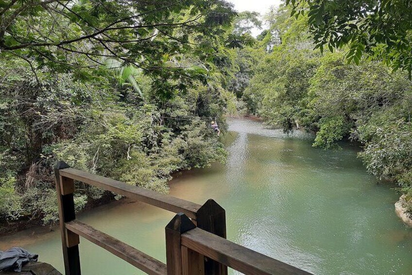 Cave-tubing or Kayaking and Zip Tour