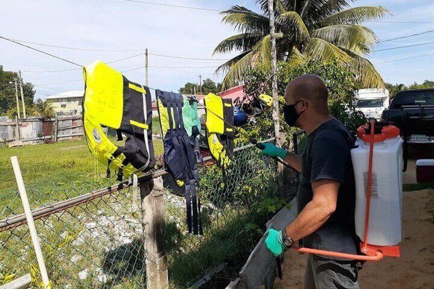 sanitizing jackets