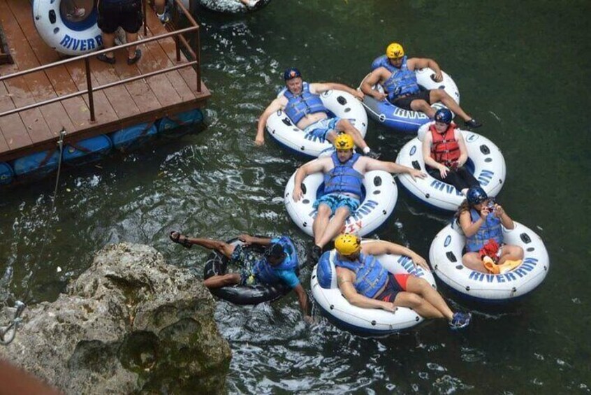 Cave-Tubing & Zip-Lines in Nohoch Che'en from Belize City