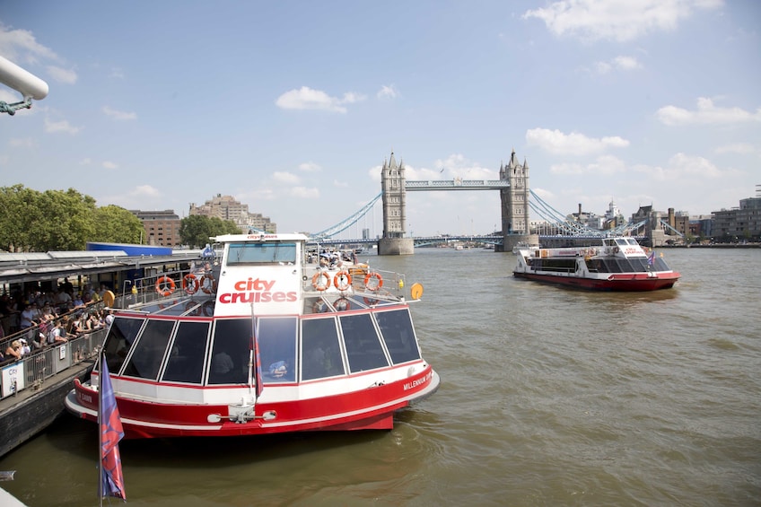 Show item 5 of 8. 24 Hour Hop-On Hop-Off River Thames Cruise