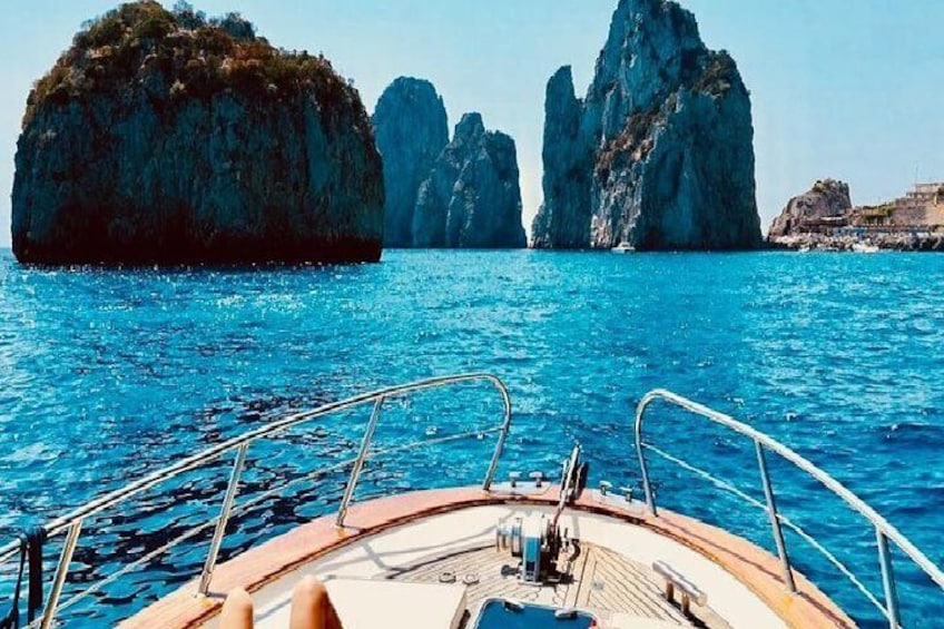 The Island of Capri by Boat