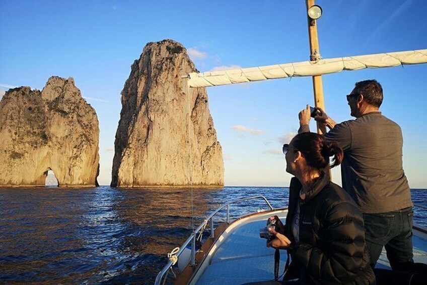 The Island of Capri by Boat