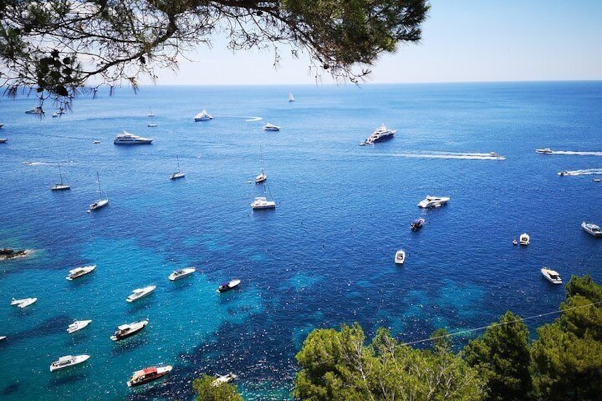 The Island of Capri by Boat Couple