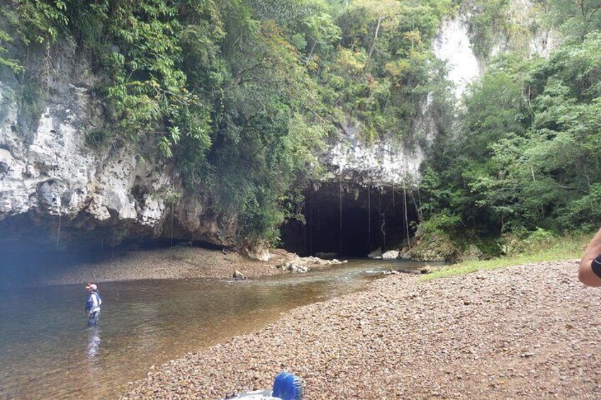 Cave tubing