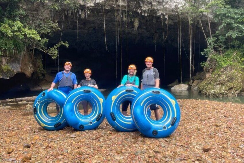 Cave Tubing Paradise And Jungle Zip Lining