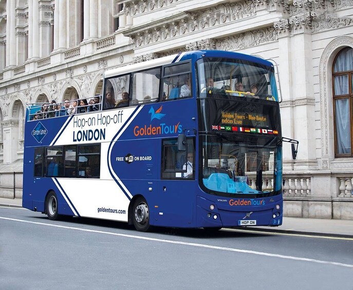 Show item 5 of 10. London Hop-On Hop-Off Sightseeing Open Top Bus Tour