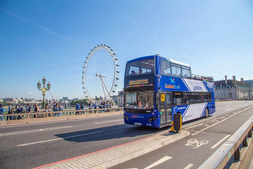 London Hop-On Hop-Off Sightseeing Open Top Bus Tour