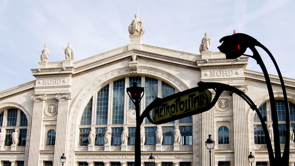 gare du nord terminal station in Paris