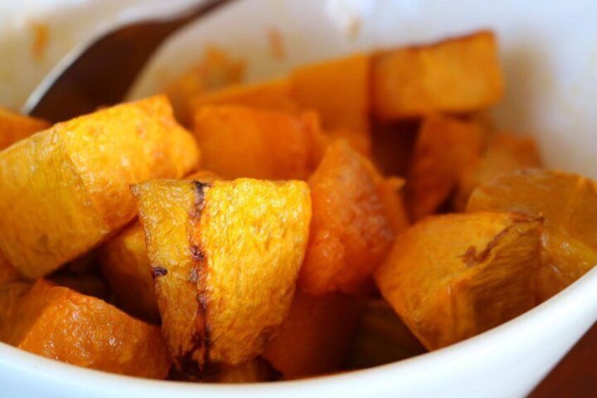 Roasted Pumpkin... Perfectly simple and tasty.