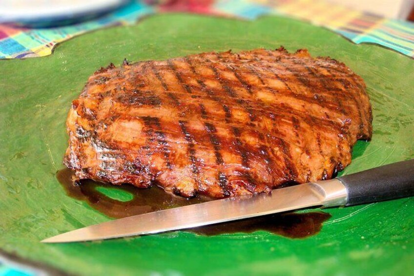 Cooking with Rum... Rum Marinated Flank Steak.