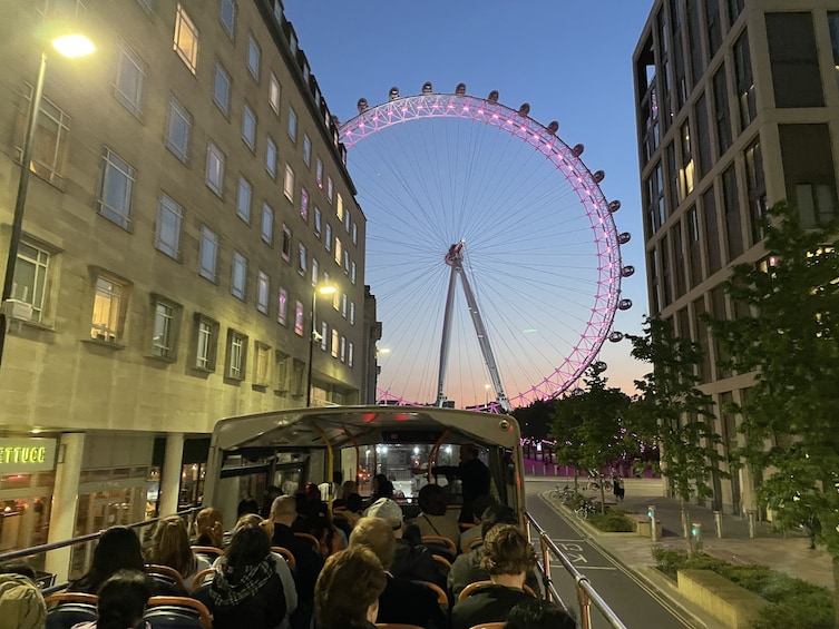 London Night Bus Tour with Panoramic Views