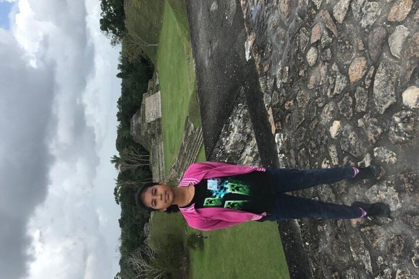 On top of the main temple 