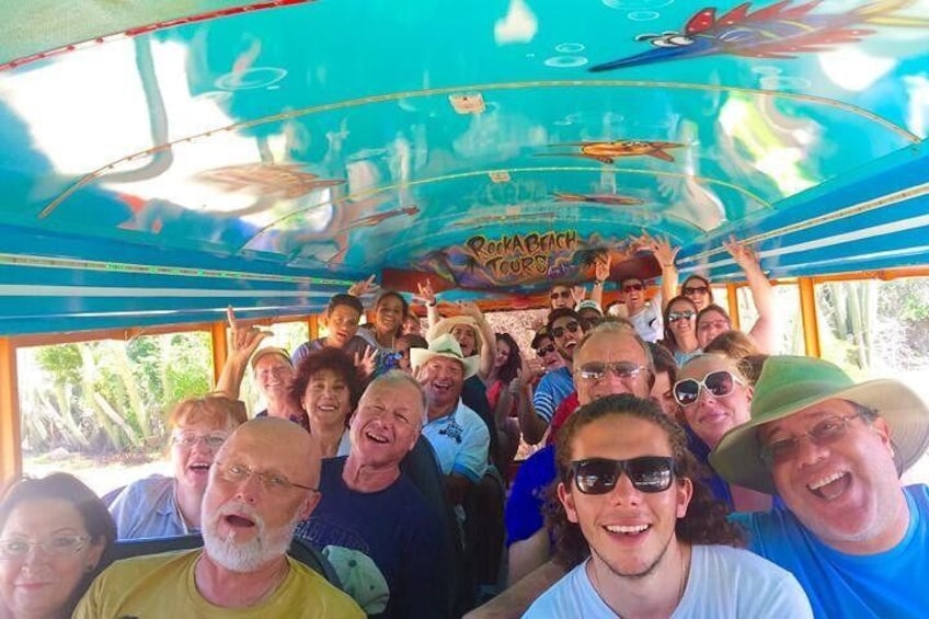 Discover Aruba in the beach bus