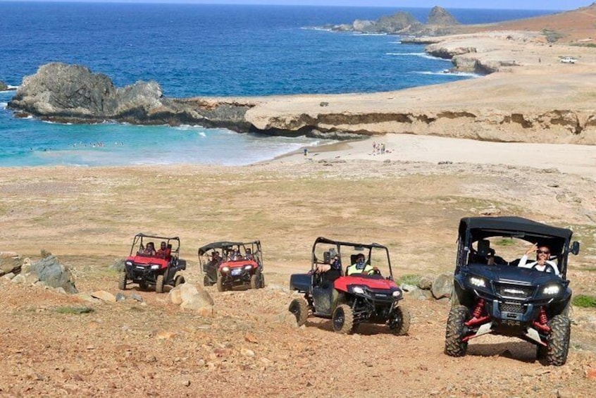 UTV & ATV Aruba's Secret Beach & Cave Pool Adventure