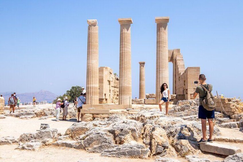 Day Trip to Lindos with pickup from Rhodes, Ixia, Ialyssos, Kallithea, Faliraki