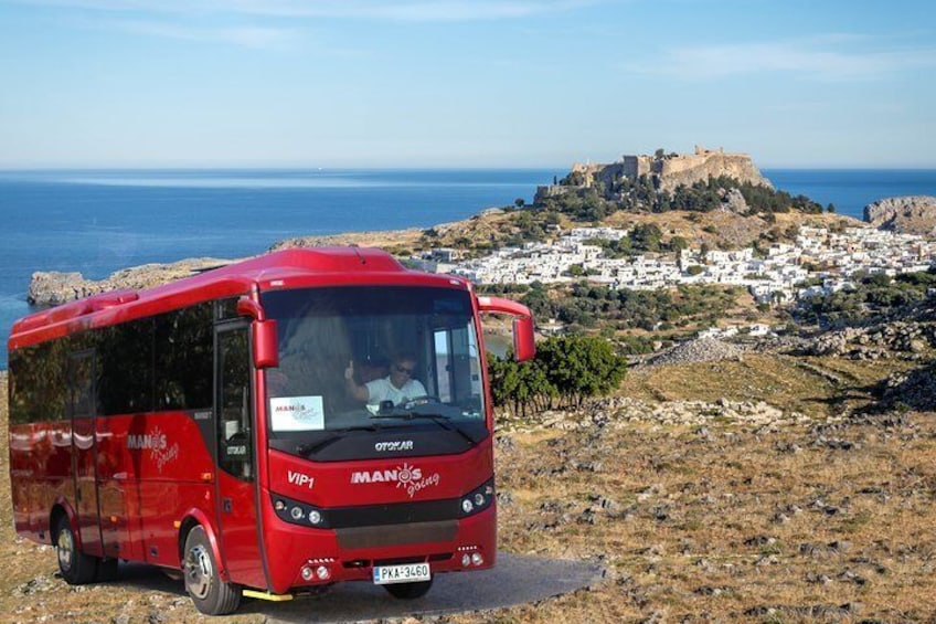 Day Trip to Lindos with pickup from Rhodes, Ixia, Ialyssos, Kallithea, Faliraki