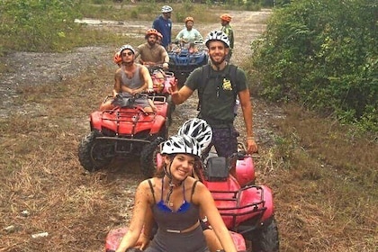 Express ATV och Zip Line Adventure i Mayan Extreme Park