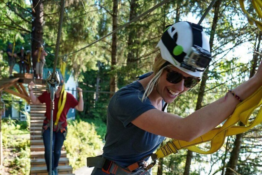 Ketchikan Shore Excursion: Rainforest Canopy Ropes and Zipline Adventure Park