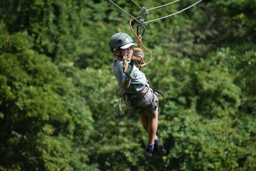 Roatan Shore Excursion: Zip 'n' Dip Canopy Tour