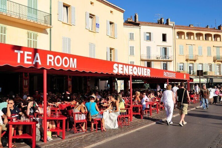 Famous Café in St Tropez