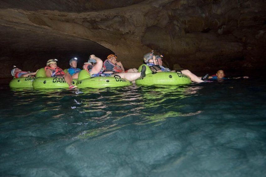 Altun Ha Temple Zip Line Cave Tube