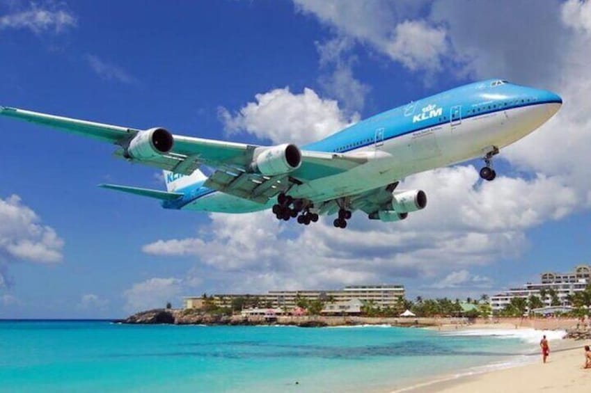 St Maarten Shore Excursion: Maho Beach Round-Trip Transfer