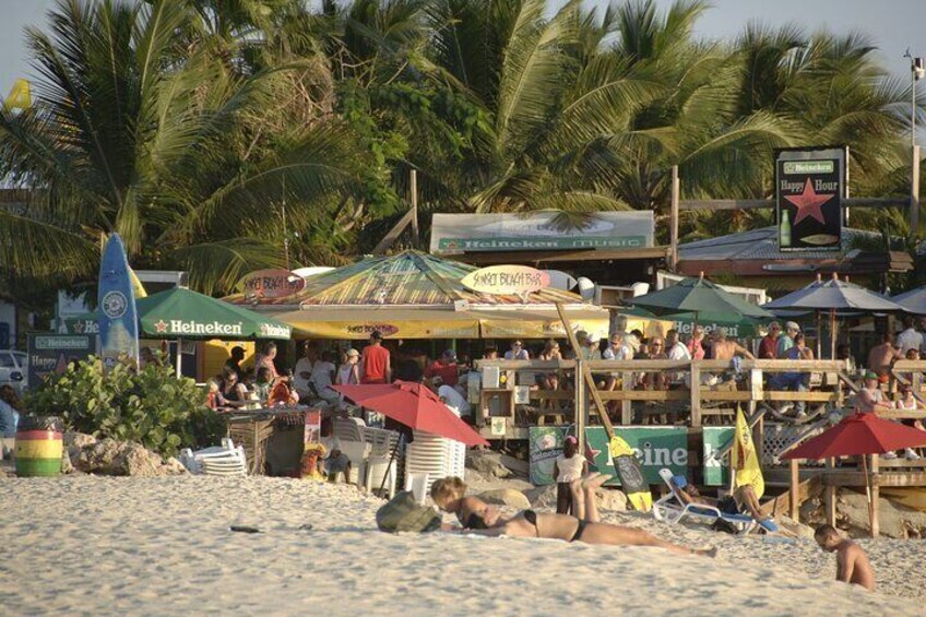 Sunset Beach Bar & Grill at Maho Beach