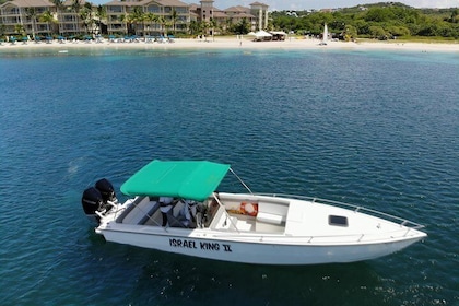 Charter privado de medio día: paseo en barco por Santa Lucía a Soufriere