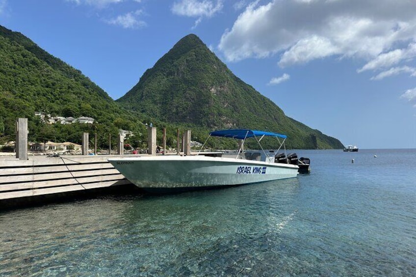 "Israel King III" at Sugar Beach dock