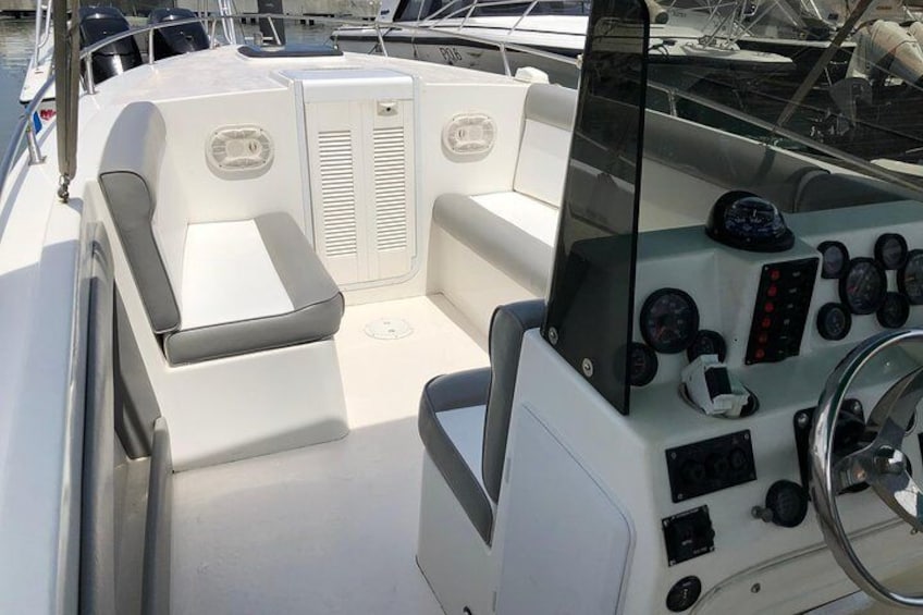 "Israel King II" front deck area