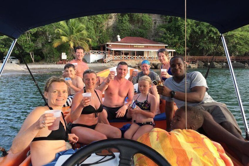 Guests enjoying a tour on "Israel KIng"!