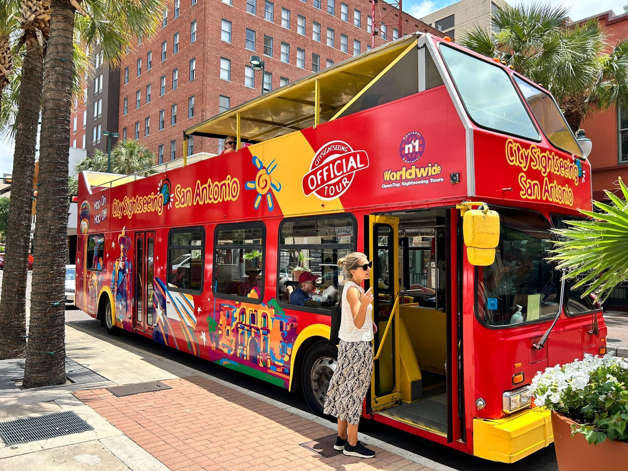 Discover San Antonio Hop On Hop Off Open Top Bus Tour