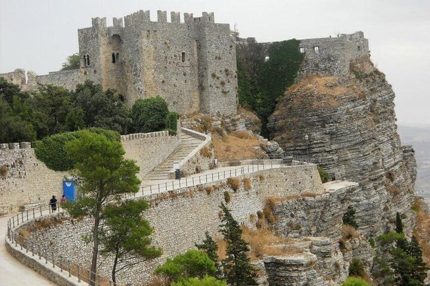 Erice vista Castello