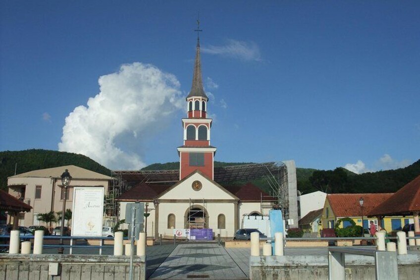 Anse d Arlet city and beach